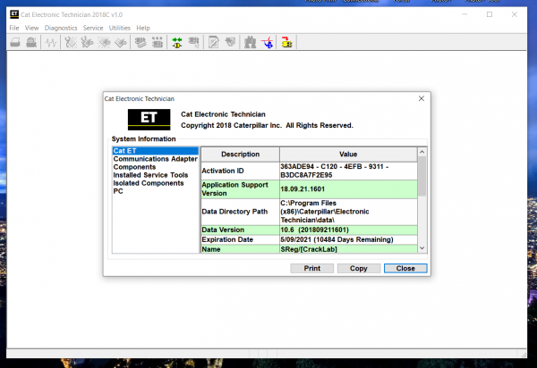 CAT ET Electronic Technician 2018C - Image 2