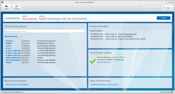 Eaton Service Ranger 4 4.2 database 2017