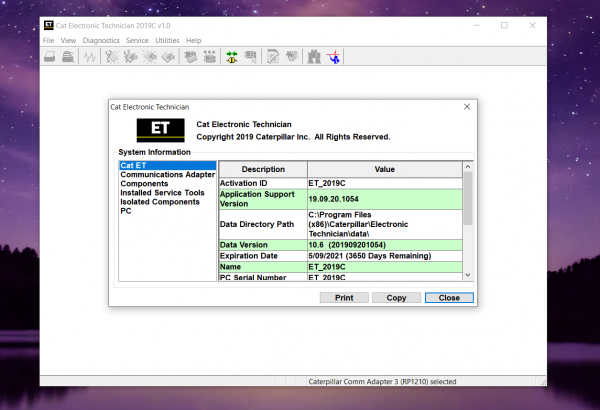 CAT ET Electronic Technician 2019C - Image 2
