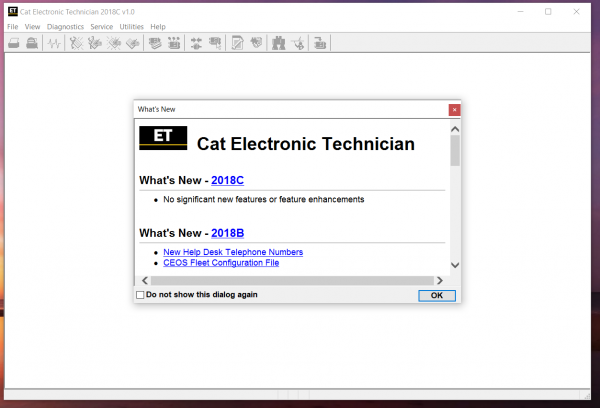 CAT ET Electronic Technician 2018C