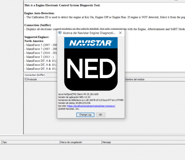 Navistar Engine Diagnostics 2018 NED - Image 2