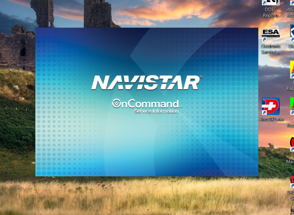 Navistar international OnCommand service information 2018 software trucks