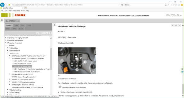 CLAAS WebTIC Offline [11.2021] Service Information – ENGLISH Language - Image 2