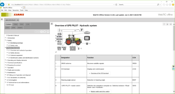 CLAAS WebTIC Offline [11.2021] Service Information – ENGLISH Language - Image 3