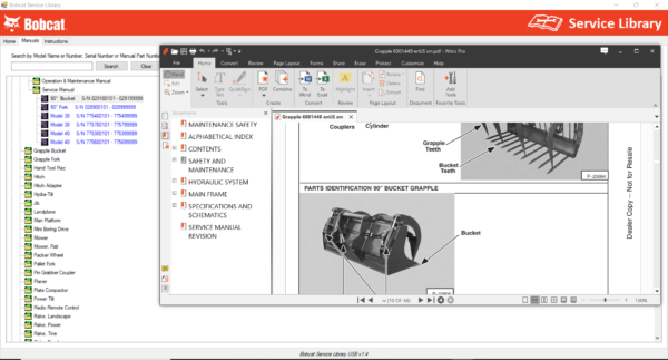 Bobcat Service Library [03.2019] Service, Operator, Maintenance, Bulletines, etc full update - Image 5