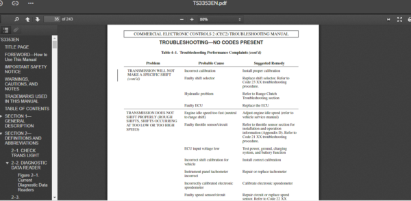 SERVICE MANUAL 5000, 6000, 8000, and 9000 Series ALLISON - Image 6