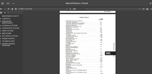 SERVICE MANUAL BOBCAT 440b sms - Image 2