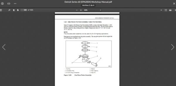 SERVICE MANUAL DETROIT DIESEL Series 60 (EPA 2004) - Image 2