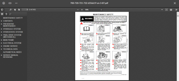 SERVICE MANUAL BOBCAT 741-742-743-743ds sms - Image 2