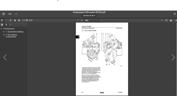 SERVICE MANUAL  DAF XF105 - Image 2