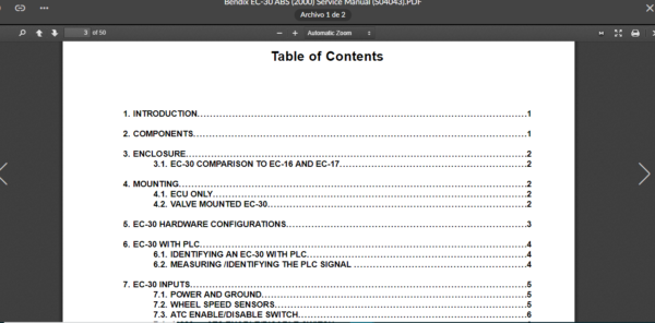 SERVICE MANUAL Bendix EC-30 - Image 2