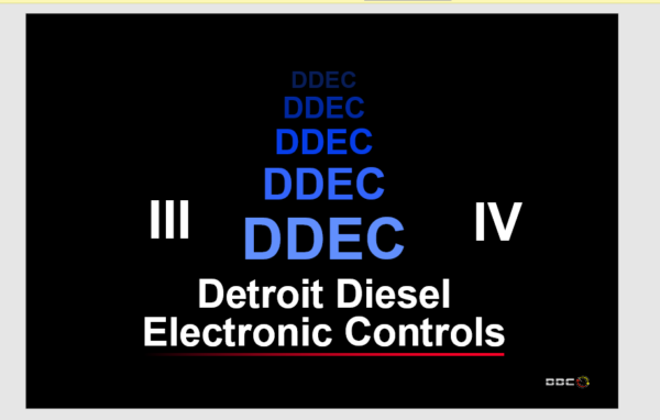 SERVICE MANUAL DETROIT DIESEL DDEC III - IV Master 2000 Training