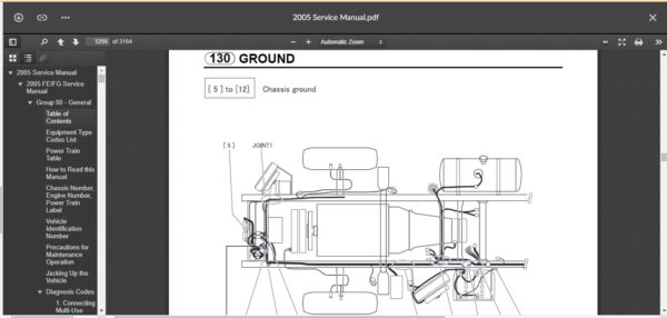 SERVICE MANUAL  Fuso FK & FM Series 2005-2007 - Image 2