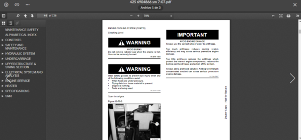 SERVICE MANUAL BOBCAT 425-428 sms - Image 3