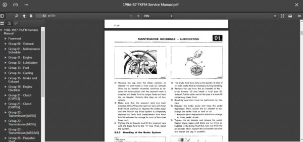 SERVICE MANUAL Fuso FK & FM Series 1986-1987 - Image 4