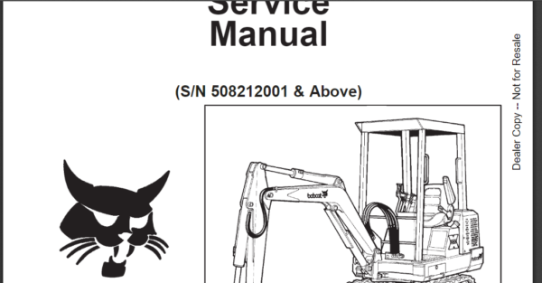 SERVICE MANUAL BOBCAT 220 sms