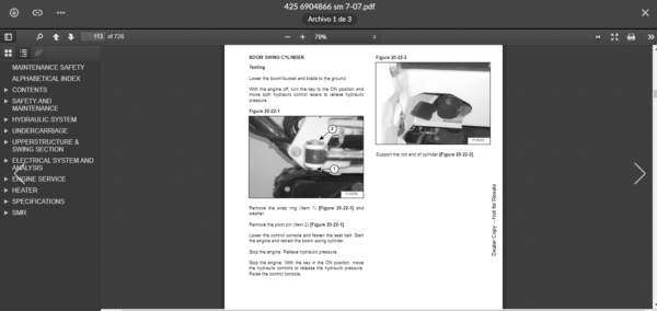 SERVICE MANUAL BOBCAT 425-428 sms - Image 4