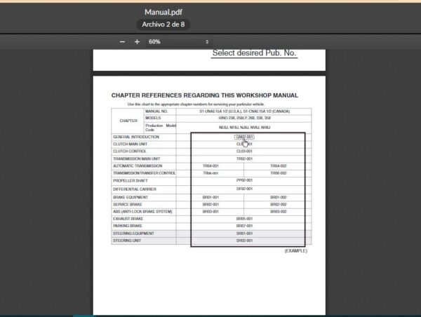 SERVICE MANUAL HINO FD.FE.FF.SG 2019 - Image 3