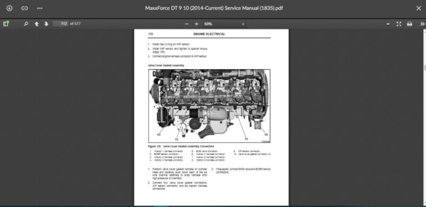 SERVICE MANUAL International Engines MaxxForce DT 9 10 (2014 & Newer) - Image 4