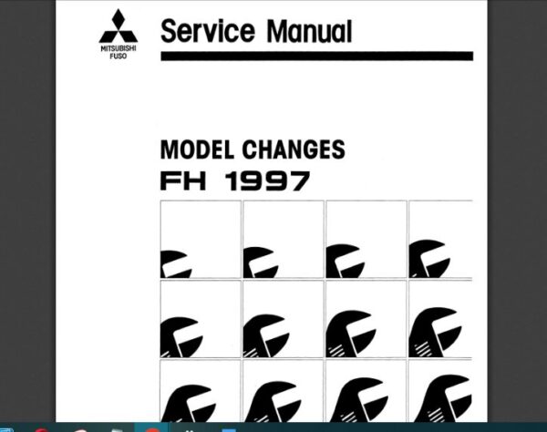 SERVICE MANUAL  Fuso FH Series 1996-2001