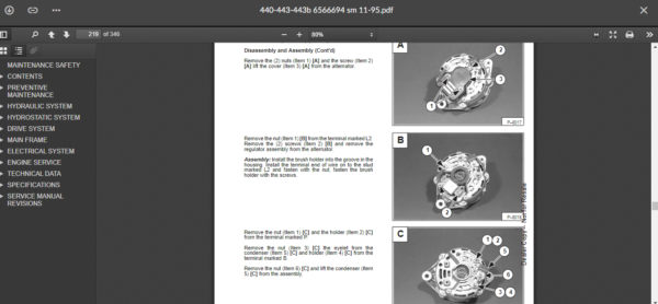 SERVICE MANUAL BOBCAT 440-443-443b sms - Image 2