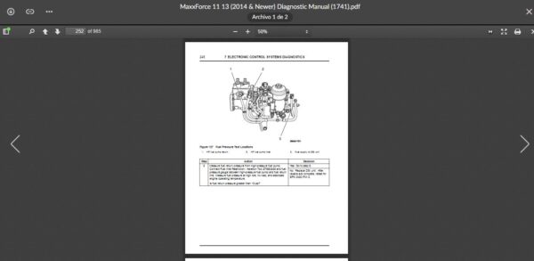 SERVICE MANUAL International Engines  MaxxForce 11 & 13 (2014 & Newer) - Image 2