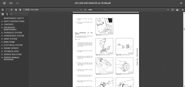 SERVICE MANUAL BOBCAT 641-642-643 sms - Image 3