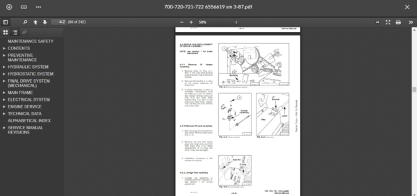 SERVICE MANUAL BOBCAT 741-742-743-743ds sms - Image 3