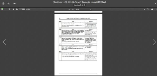 SERVICE MANUAL International Engines  MaxxForce 11 & 13 (2014 & Newer) - Image 4