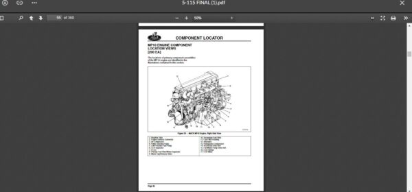 SERVICE MANUAL Mack MP10 - Image 2