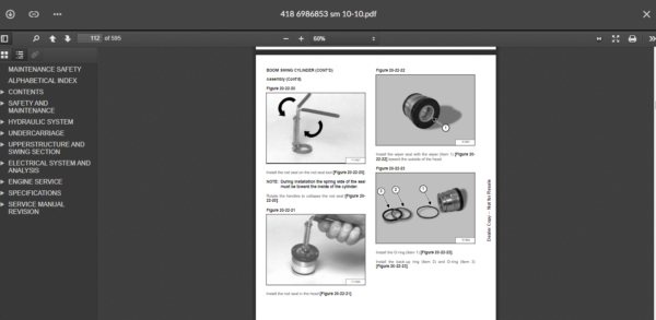 SERVICE MANUAL BOBCAT 418 sms - Image 2