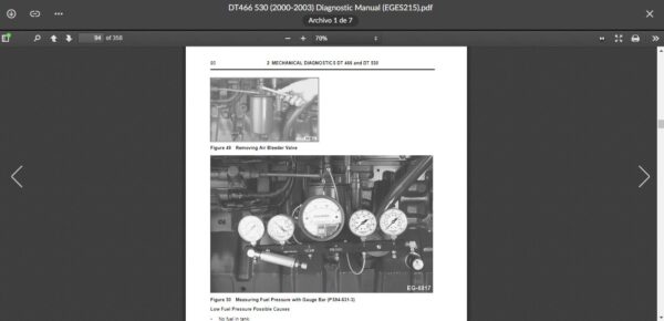 SERVICE MANUAL International Engines DT466 & DT530 (2001-2003) C - Image 3