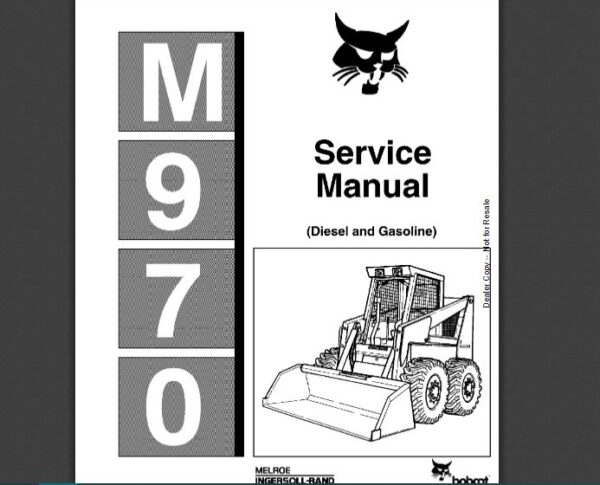 SERVICE MANUAL BOBCAT  970 sms