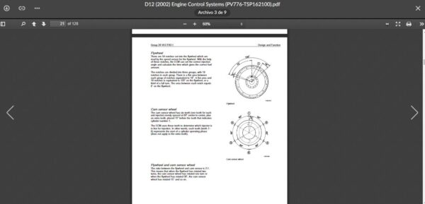 SERVICE MANUAL VOLVO DD12A (1993-1998) - Image 3