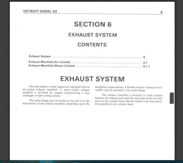 SERVICE MANUAL DETROIT DIESEL Series 92