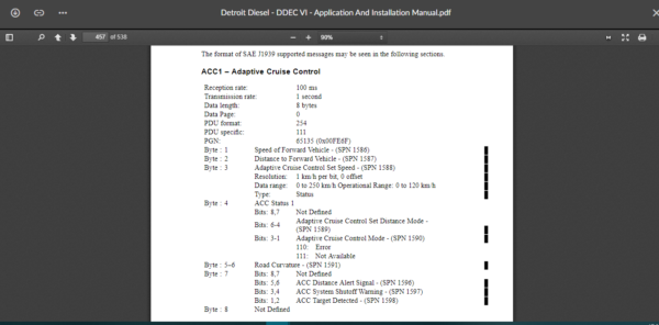 SERVICE MANUAL DETROIT DIESEL DDEC VI - Application And Installation Manual - Image 3