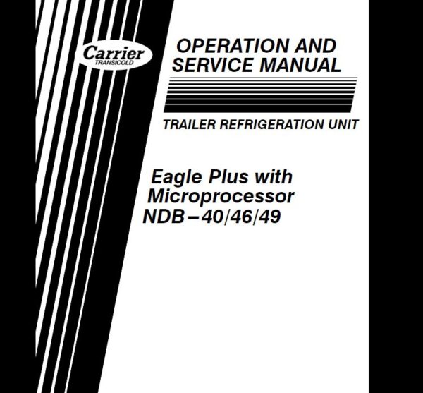 SERVICE MANUAL Carrie Eagle Plus with Microprocessor NDB  40/46/49