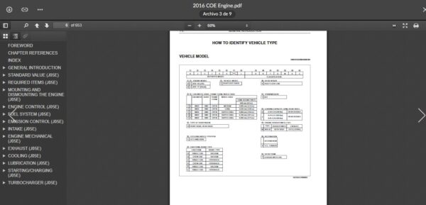 SERVICE MANUAL HINO FD.FE.FF.SG 2016 - Image 2