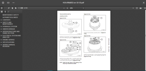 SERVICE MANUAL BOBCAT 418 sms - Image 5