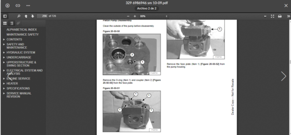 SERVICE MANUAL BOBCAT 329 sms - Image 3