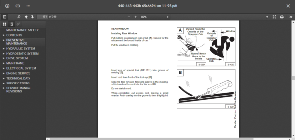 SERVICE MANUAL BOBCAT 440-443-443b sms - Image 3