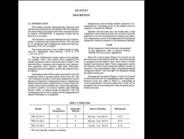 SERVICE MANUAL Carrie Skylark TRS-101 - Image 3