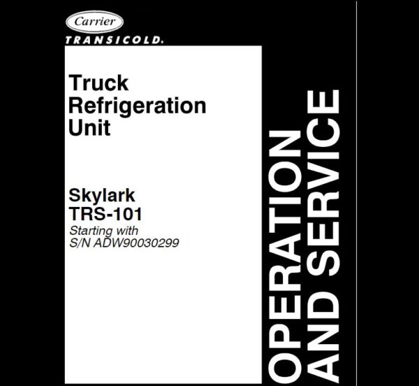 SERVICE MANUAL Carrie Skylark TRS-101