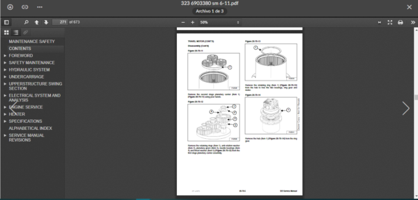 SERVICE MANUAL BOBCAT 323 sms - Image 3