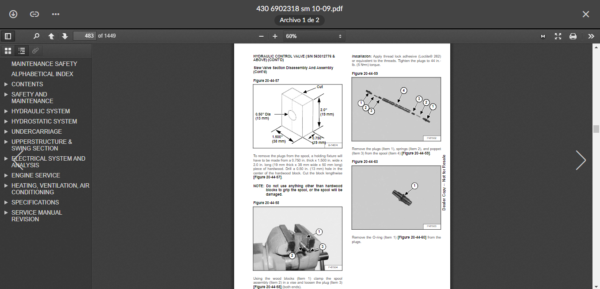 SERVICE MANUAL BOBCAT 430 SMS - Image 4