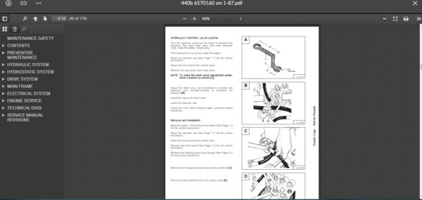 SERVICE MANUAL BOBCAT 440b sms - Image 3