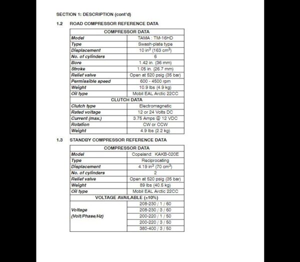 SERVICE MANUAL  Carrie TEMPRA 440S SERIES - Image 3