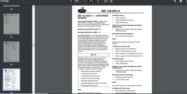 SERVICE MANUAL MACK V-MAC IV (2004 Emissions) - Image 5