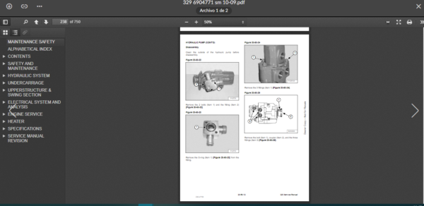 SERVICE MANUAL BOBCAT 329 sms - Image 4