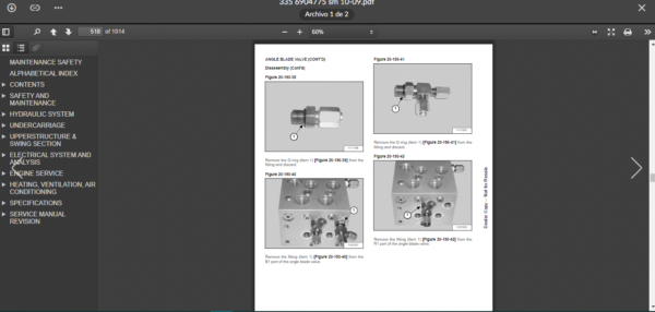 SERVICE MANUAL BOBCAT 335 sms - Image 5